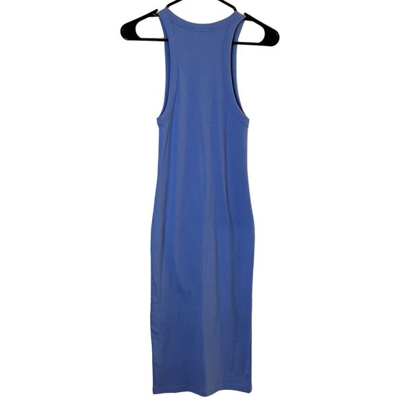 ZARA Racerback Ribbed Midi Dress - Picture 4 of 12